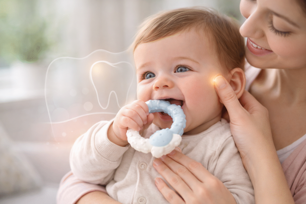 teething care for babies